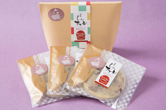 函館しっとりサブレ 小倉 3枚入り 画像１